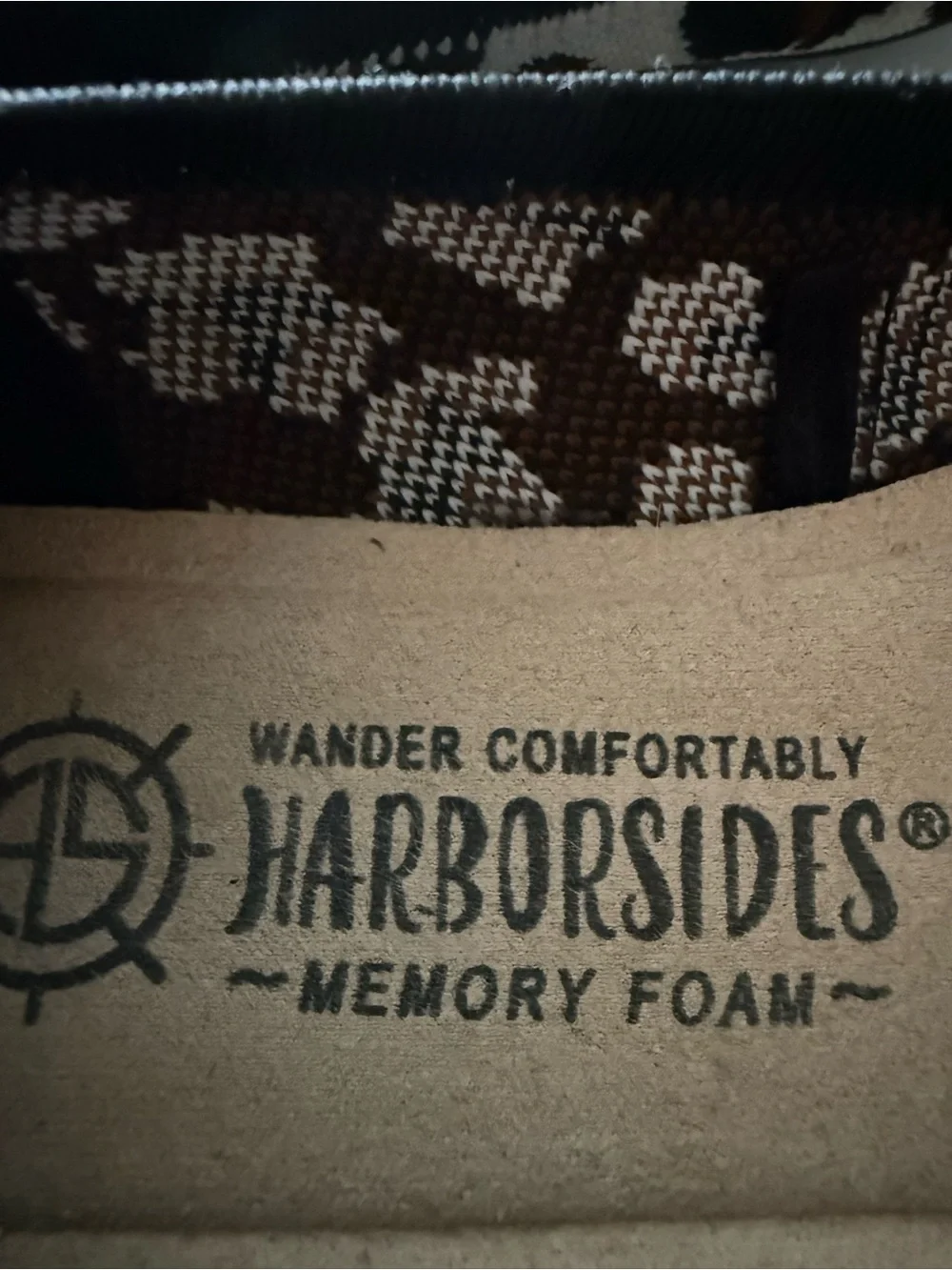 NWT Harborsides Leopard Print Knit Flats Memory Foam Size 6.5